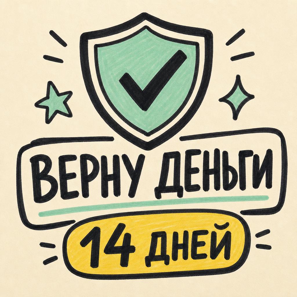 Гарантия возврата 14 дней